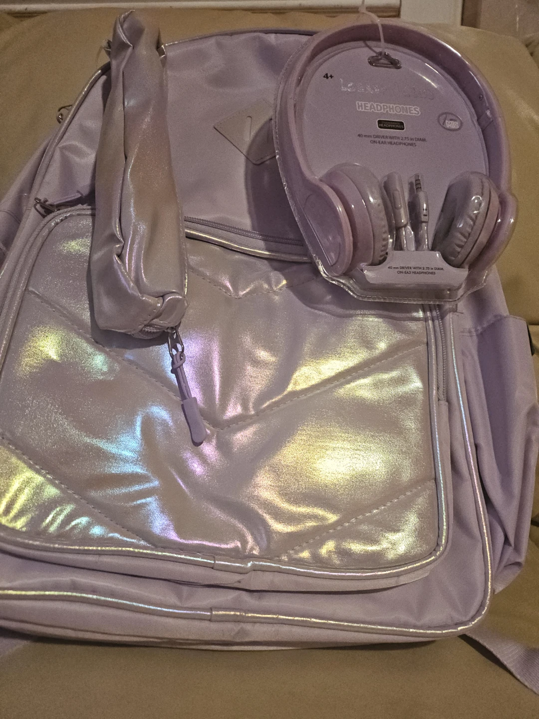Purple Backpack with Matching Headphones - photo 2
