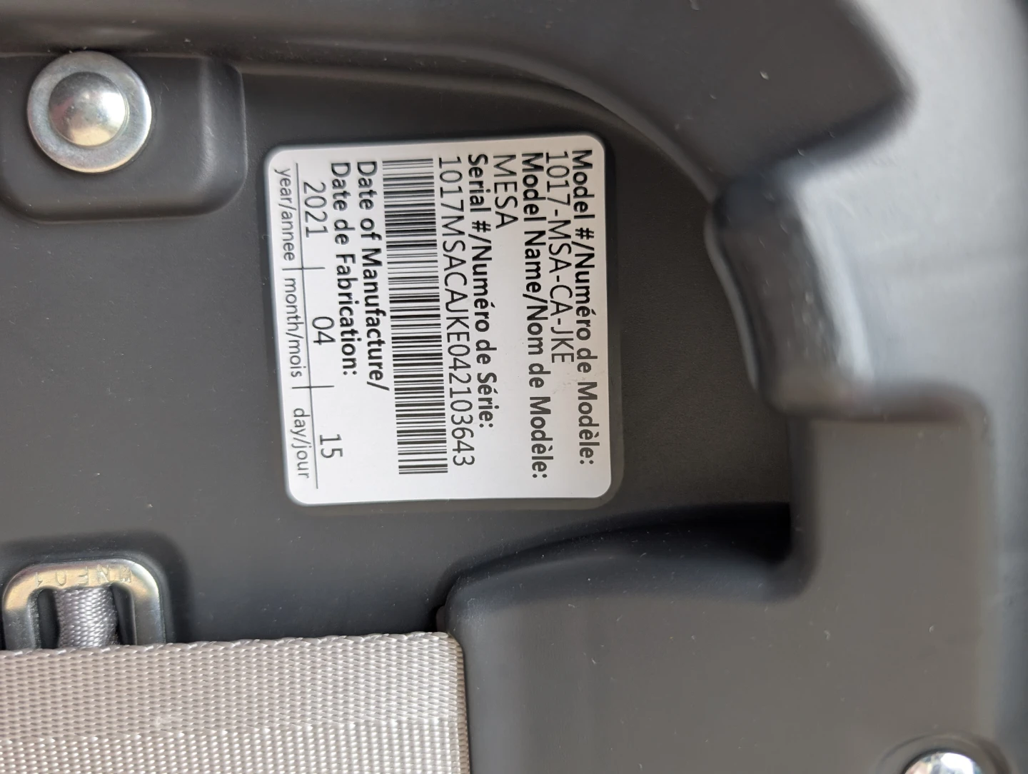 UPPAbaby MESA Infant Car Seat & Base - photo 2