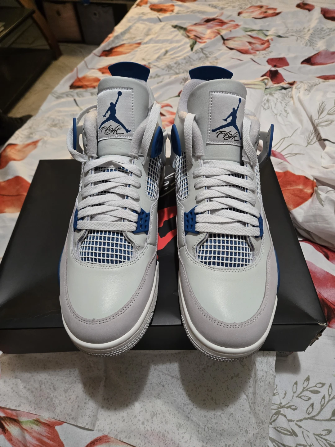 Air Jordan 4 retro military/neutral Grey - photo 2