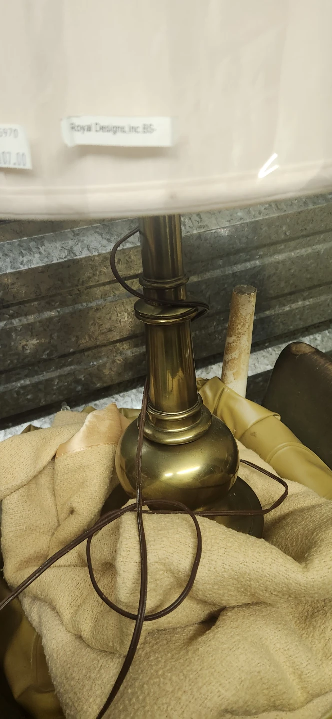 Two Royal Designs Inc. Brass Table Lamp - photo 5