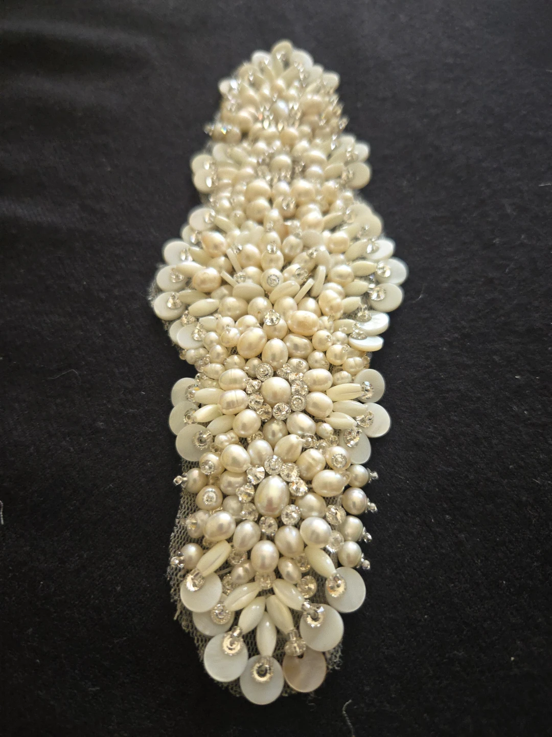 Pearl and Rhinestone Embellishment Applique - photo 3