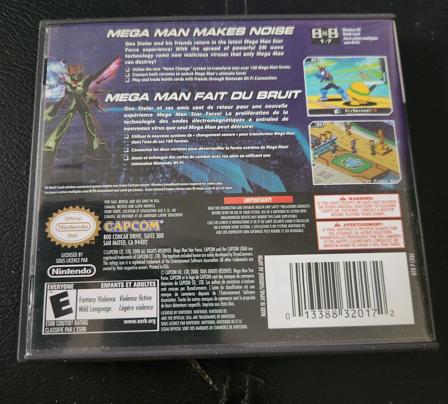 Mega Man Star Force 3 Black Ace Nintendo DS Game Complete - photo 2