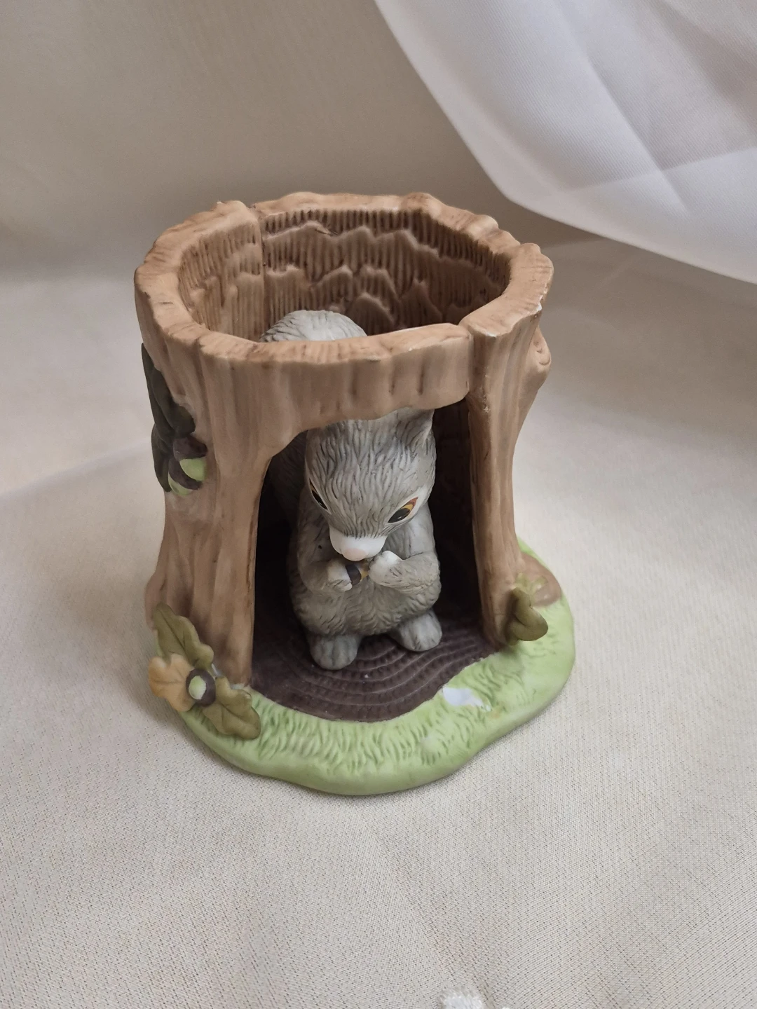 Franklin Porcelain Hand Painted 1984 Woodland Surprises