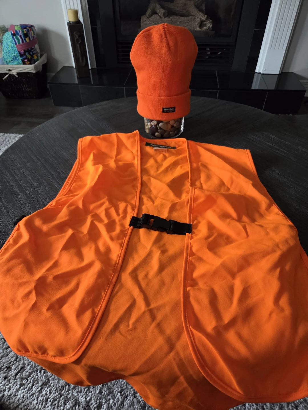 Hunter's orange toque and vest - photo 3