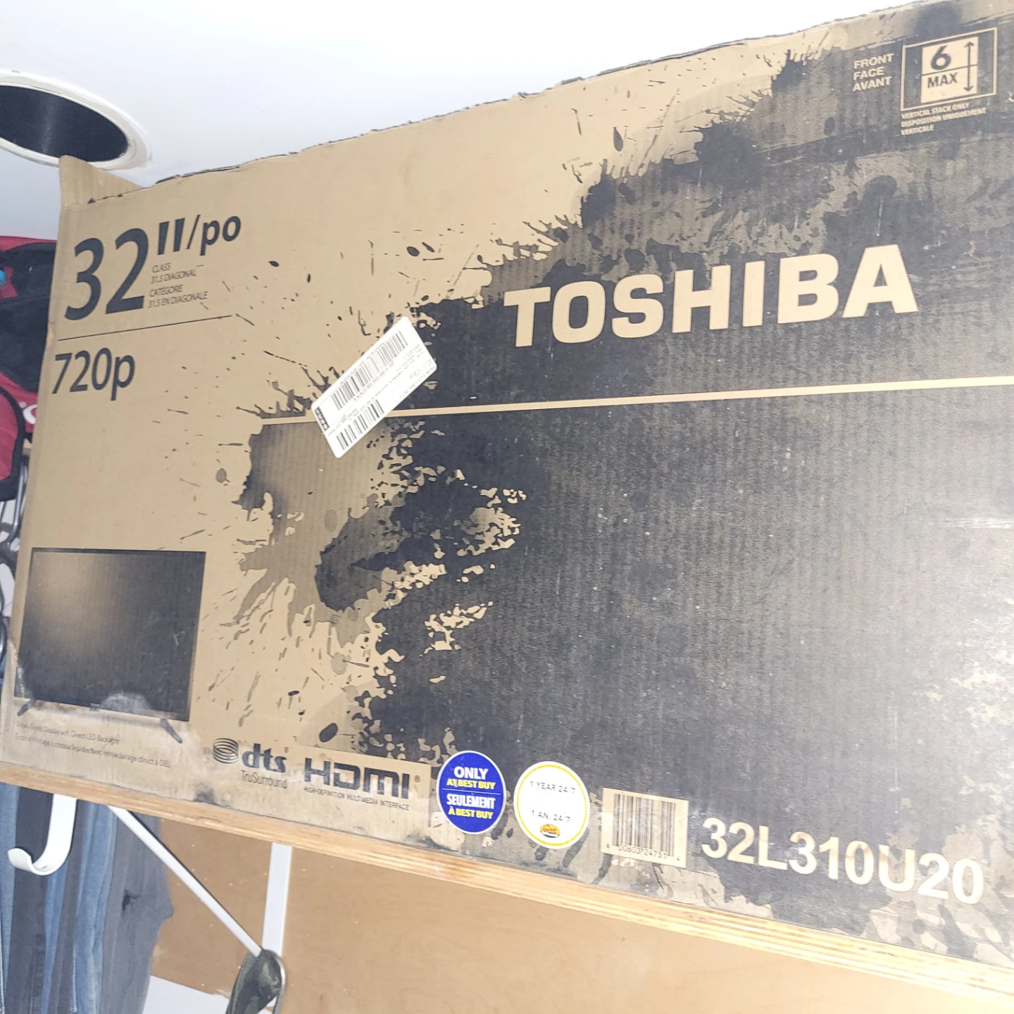 Toshiba 32" 720p TV (32L3100U20)