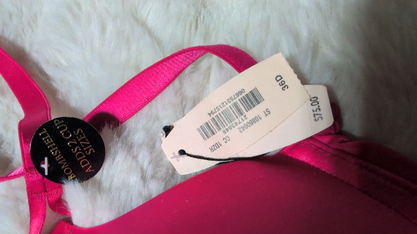 Victoria's Secret Bombshell Pink Bra & Panty Set 36D - photo 2