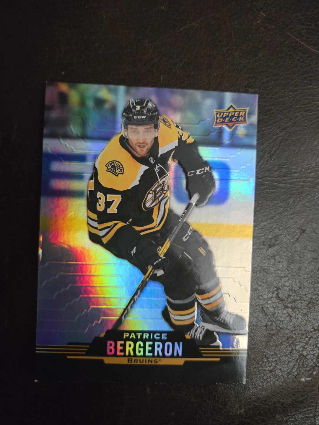 Upper Deck Patrice Bergeron Hockey Card