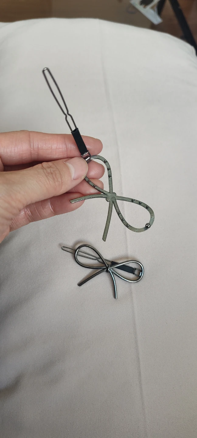 Set of 2 Bow Hair Clips - photo 2