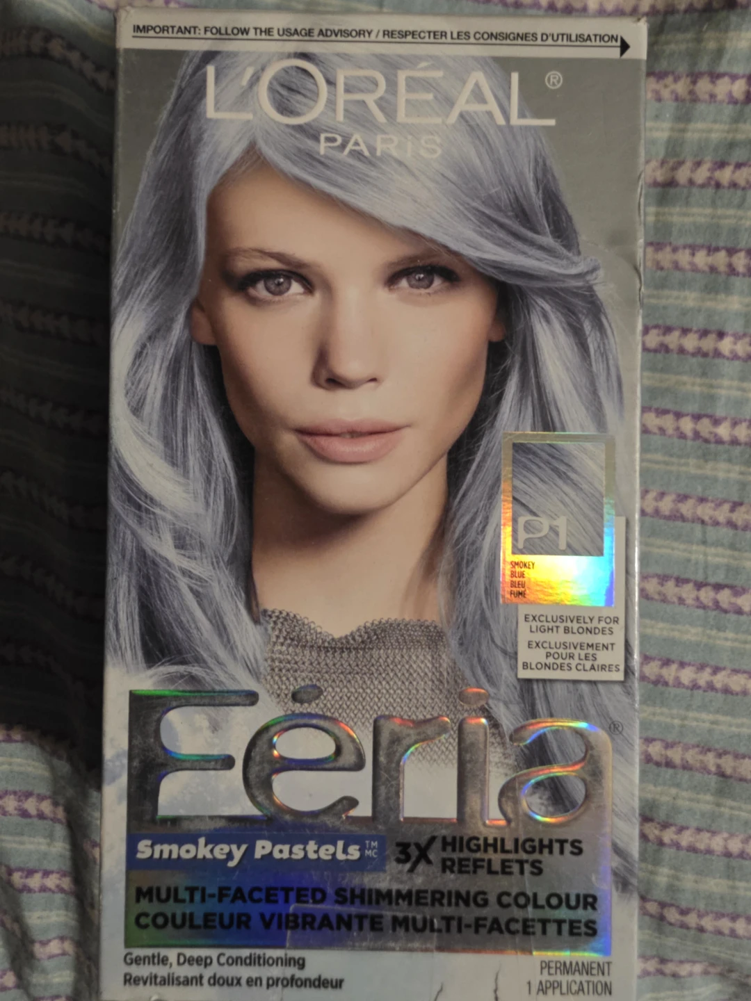 L'Oréal Féria 3X Highlights Hair Colour - Smoky Blue - photo 2