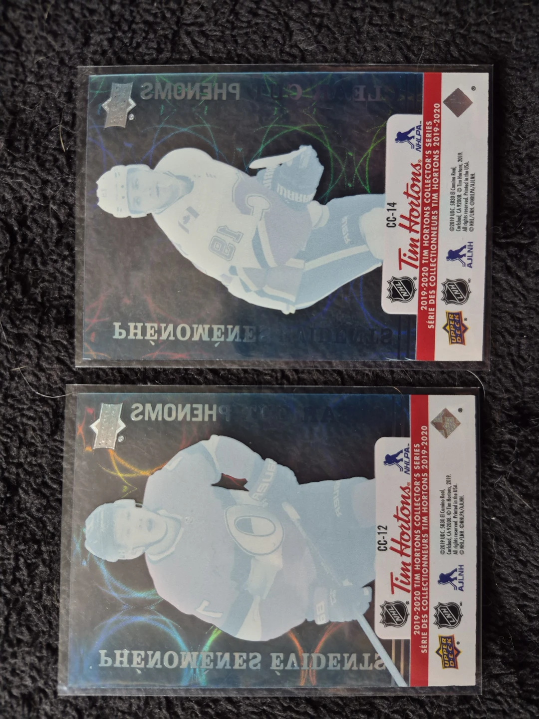 Tkachuk brothers Upper Deck Clear Cut Phenoms Hockey Cards - photo 2