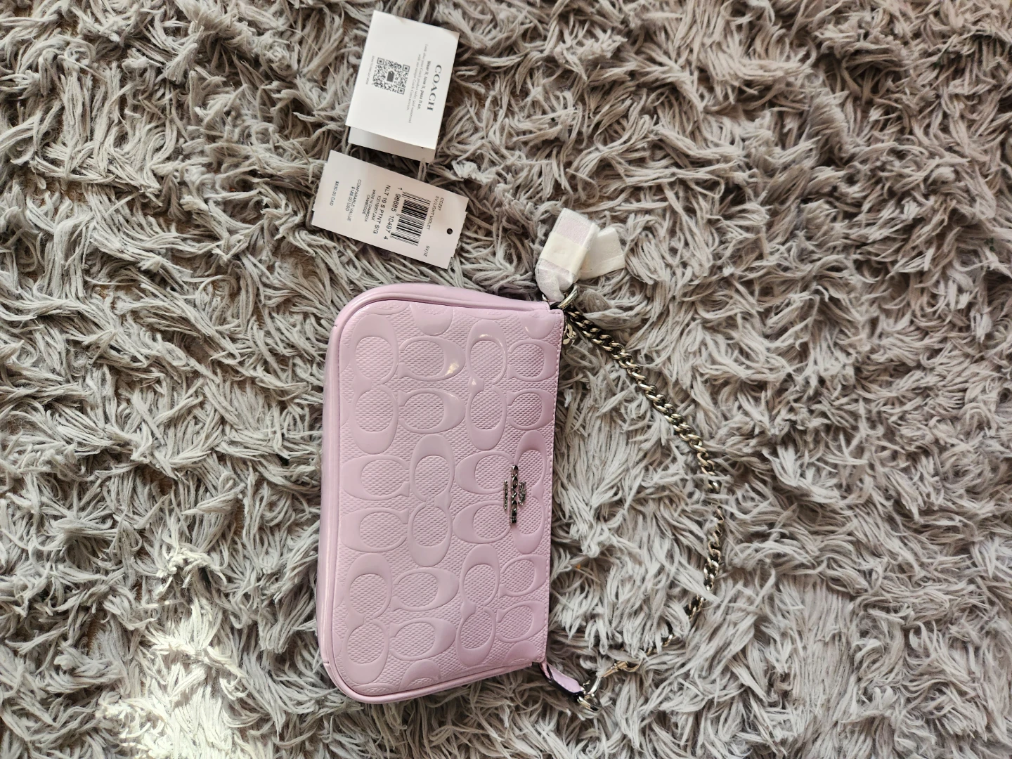 Coach Pink Monogram Chain Wallet/Crossbody - photo 3