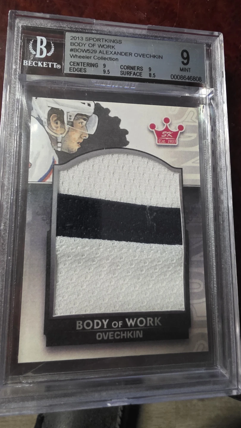 2013 Sportkings Alexander Ovechkin Jersey Card BOW-531