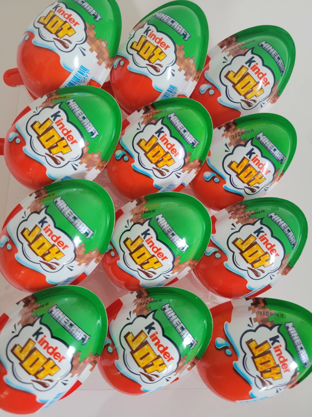Minecraft Kinder Joy Eggs (Lot of 34)