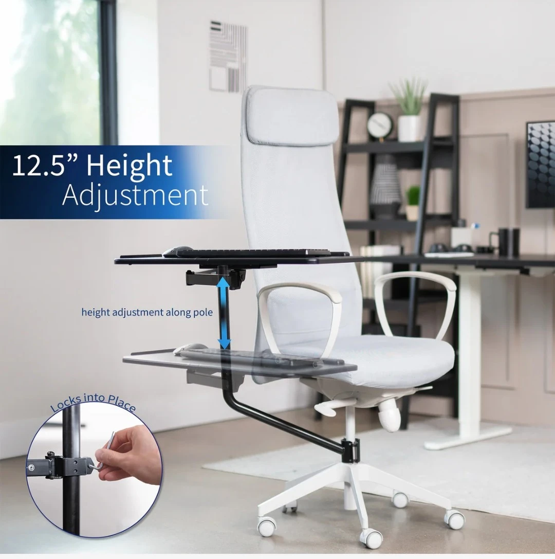 VIVO Ergonomic Chair Mount Keyboard Tray - photo 5