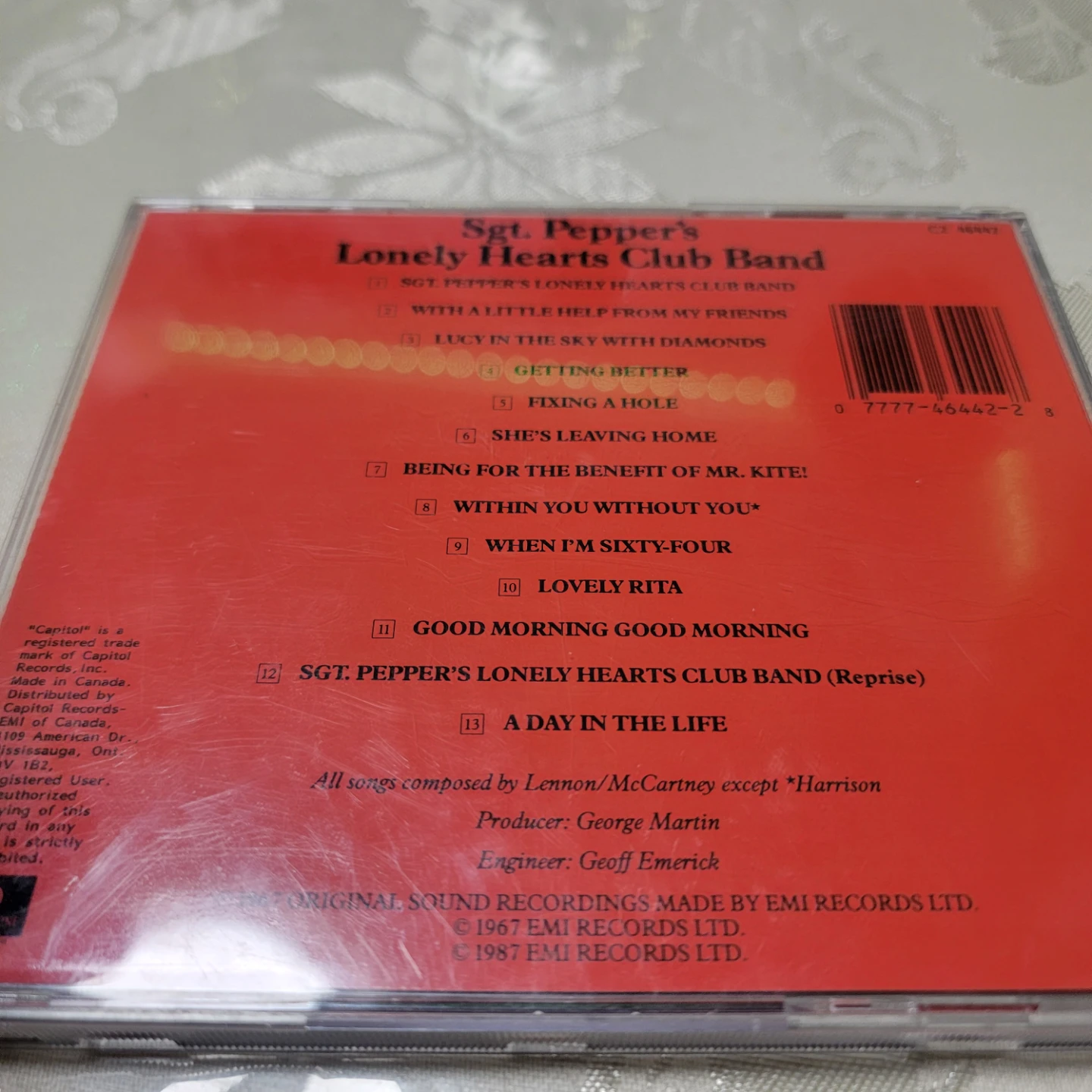 The Beatles Sgt. Pepper's Lonely Hearts Club Band CD - photo 2