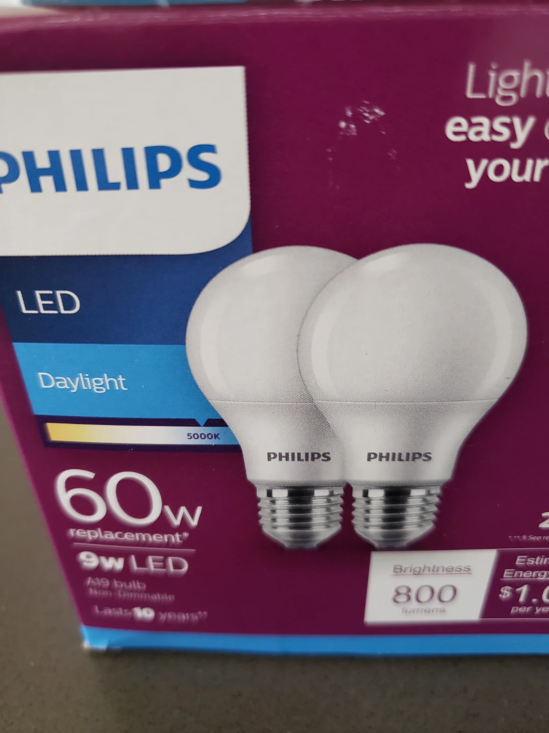 Philips LED Light Bulbs (3 Pack) - photo 2