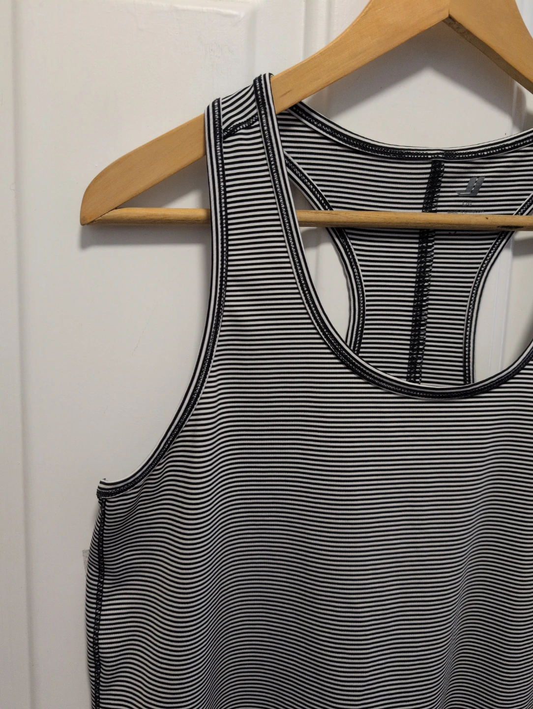 Joe Fresh Black and White Striped Tank Top - Size L/G - photo 2