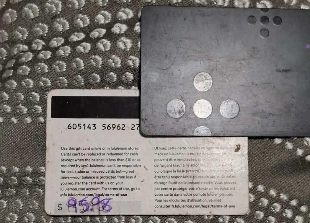 Lululemon $95.98 Gift Card