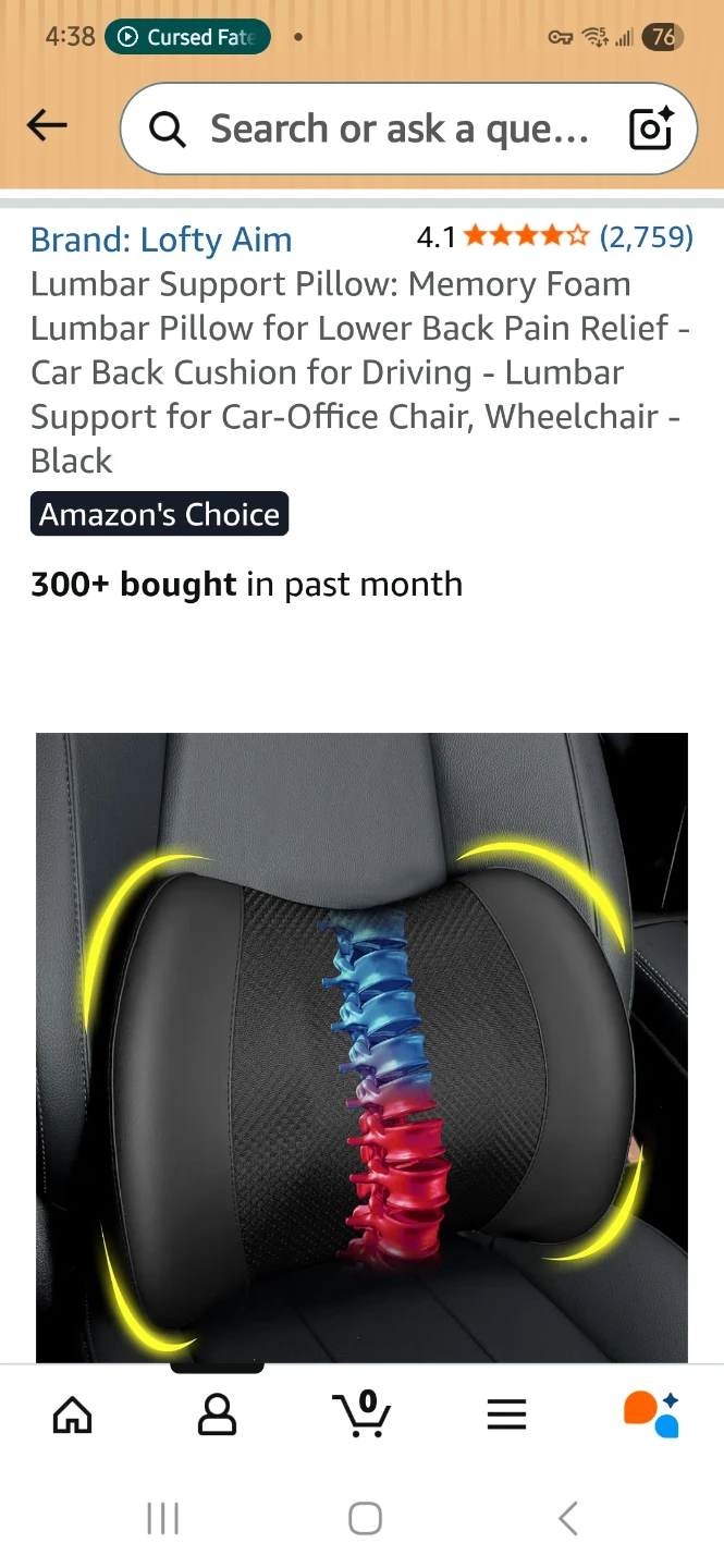 Lumbar support pillow - photo 4