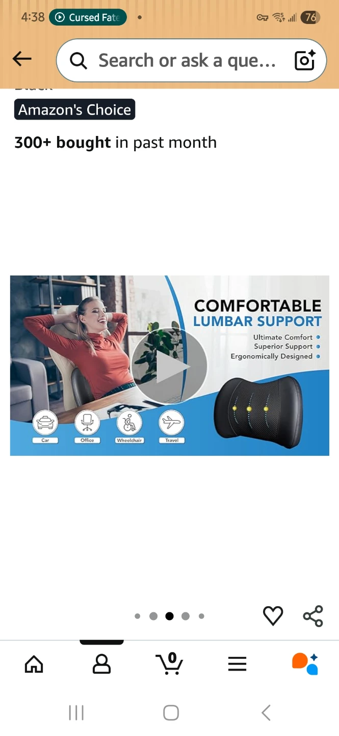 Lumbar support pillow - photo 5