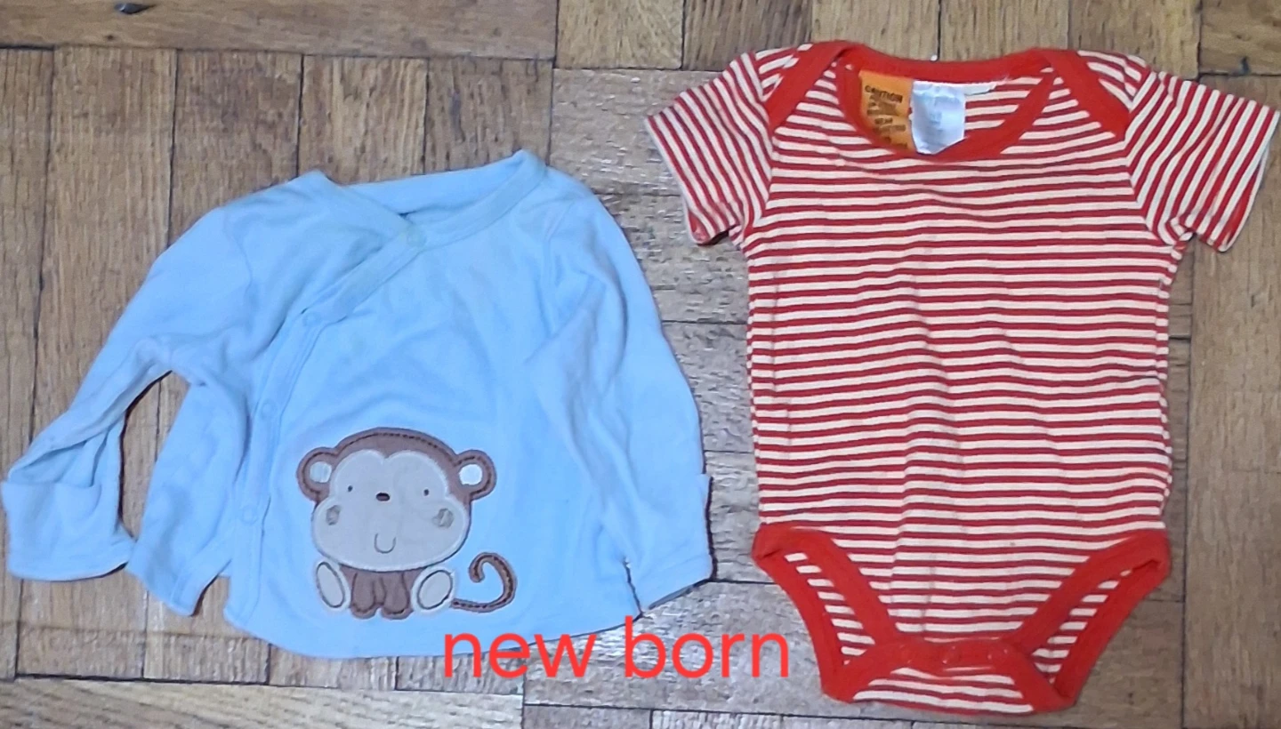 Gerber Baby Onesie & Carter's Wrap Shirt Set - photo 2
