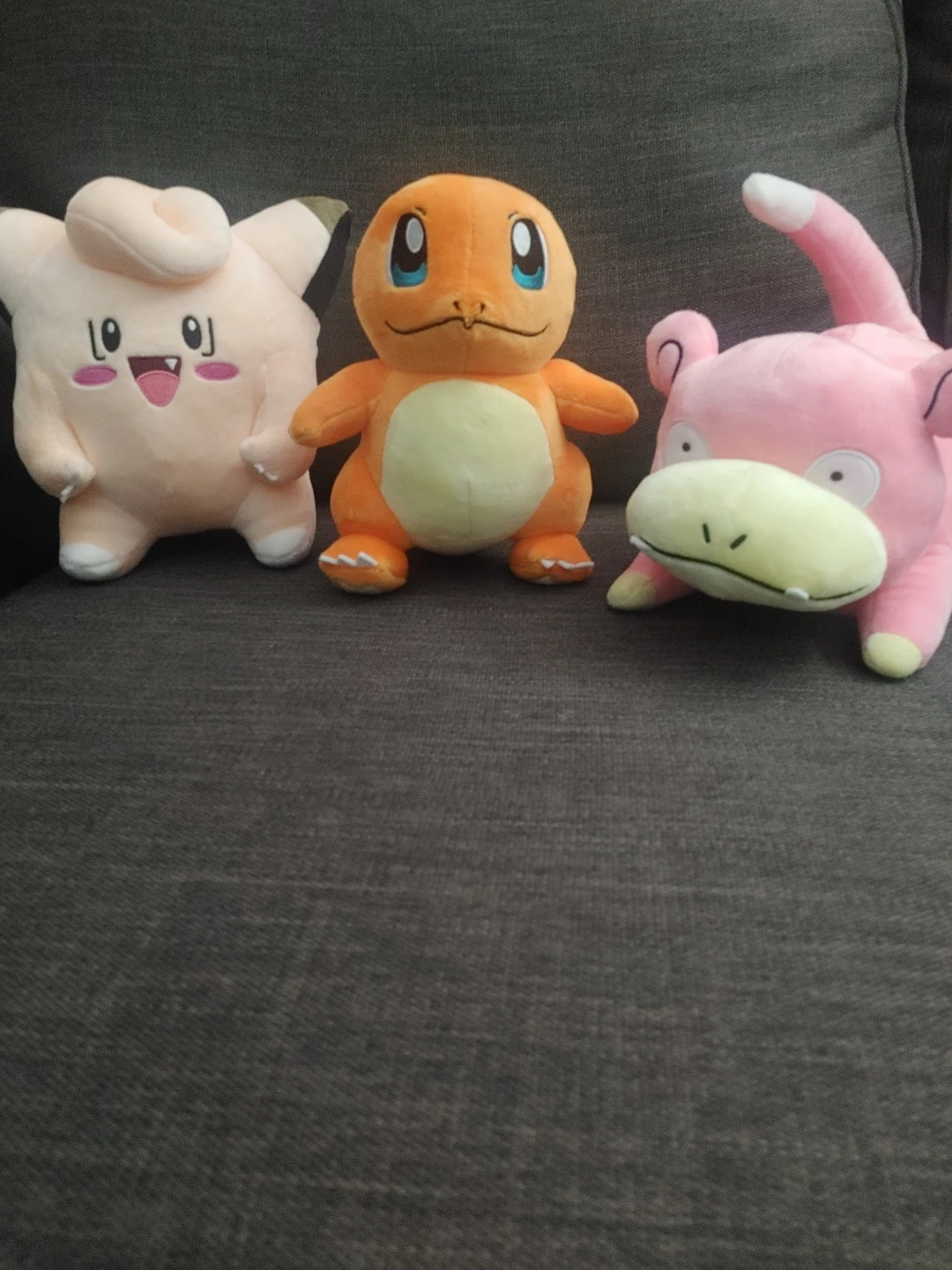 Pokemon Plush Toys (Clefairy, Charmander, Slowpoke)