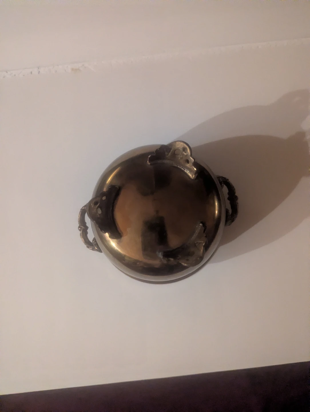 Brass Pot with Handles and Feet - photo 4
