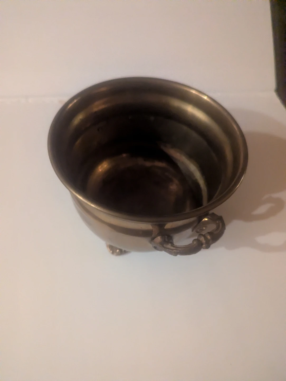 Brass Pot with Handles and Feet - photo 5
