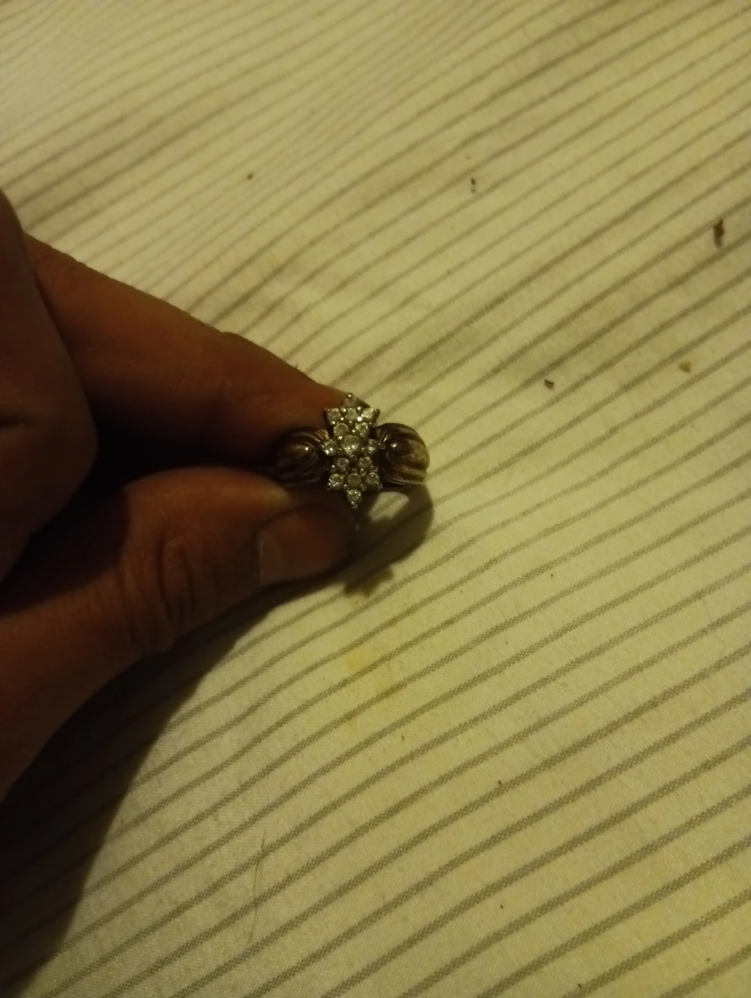 Diamond Cluster Ring