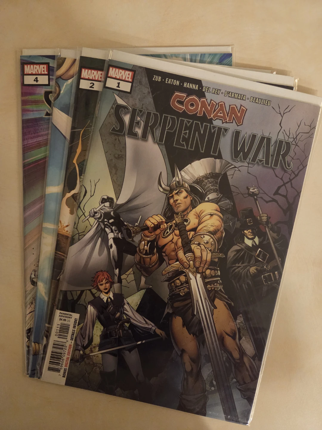 Conan Serpent War Comic Books #1-4