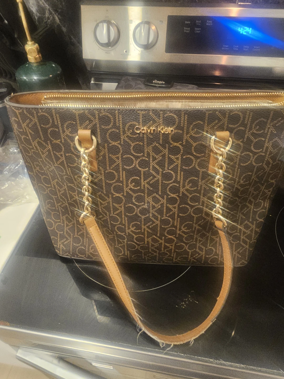 Calvin Klein Monogram Tote Bag - photo 3