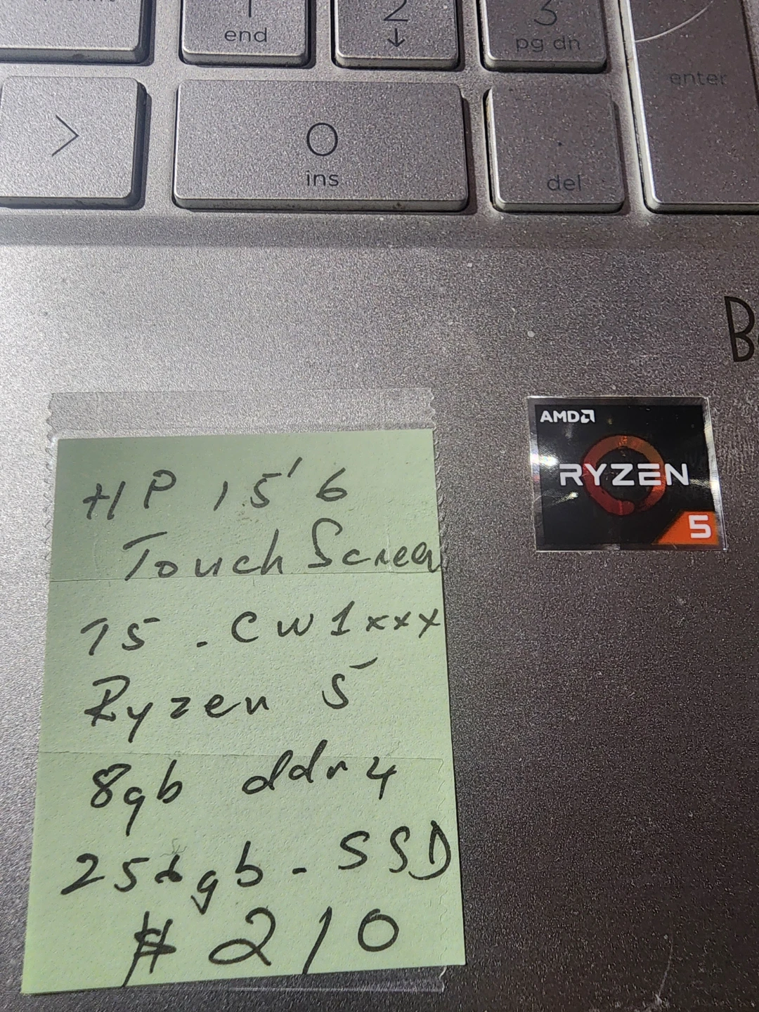 HP Pavilion 15.6" FHD Laptop - AMD Ryzen 5, 8GB RAM, 256GB SSD - photo 3