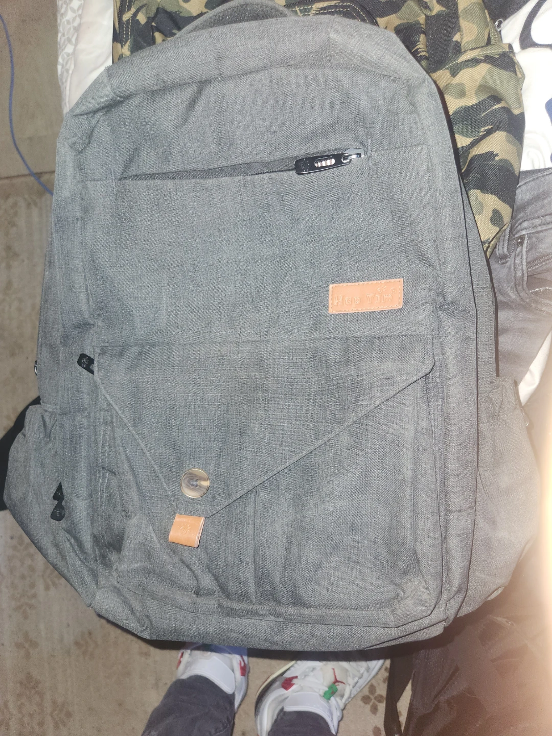 HapTim Grey Baby DiaperBag Backpack - photo 2