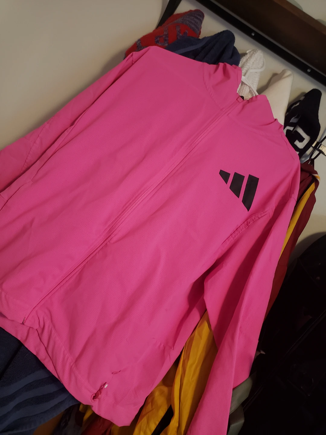 Adidas Pink Training Jacket Size L