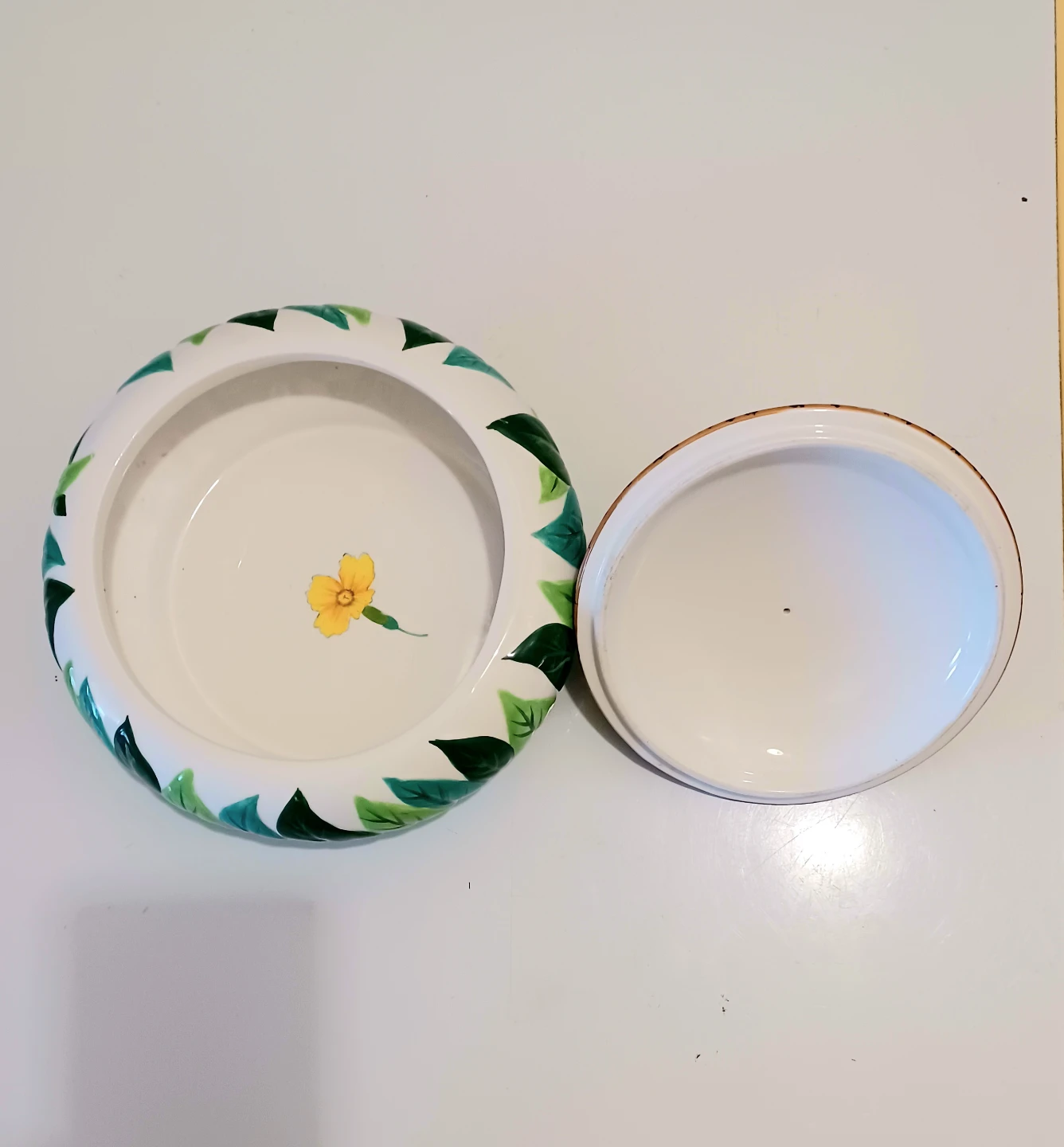 Unique Handpainted Lynn Chase Jungle Jubilee Bowl - photo 4