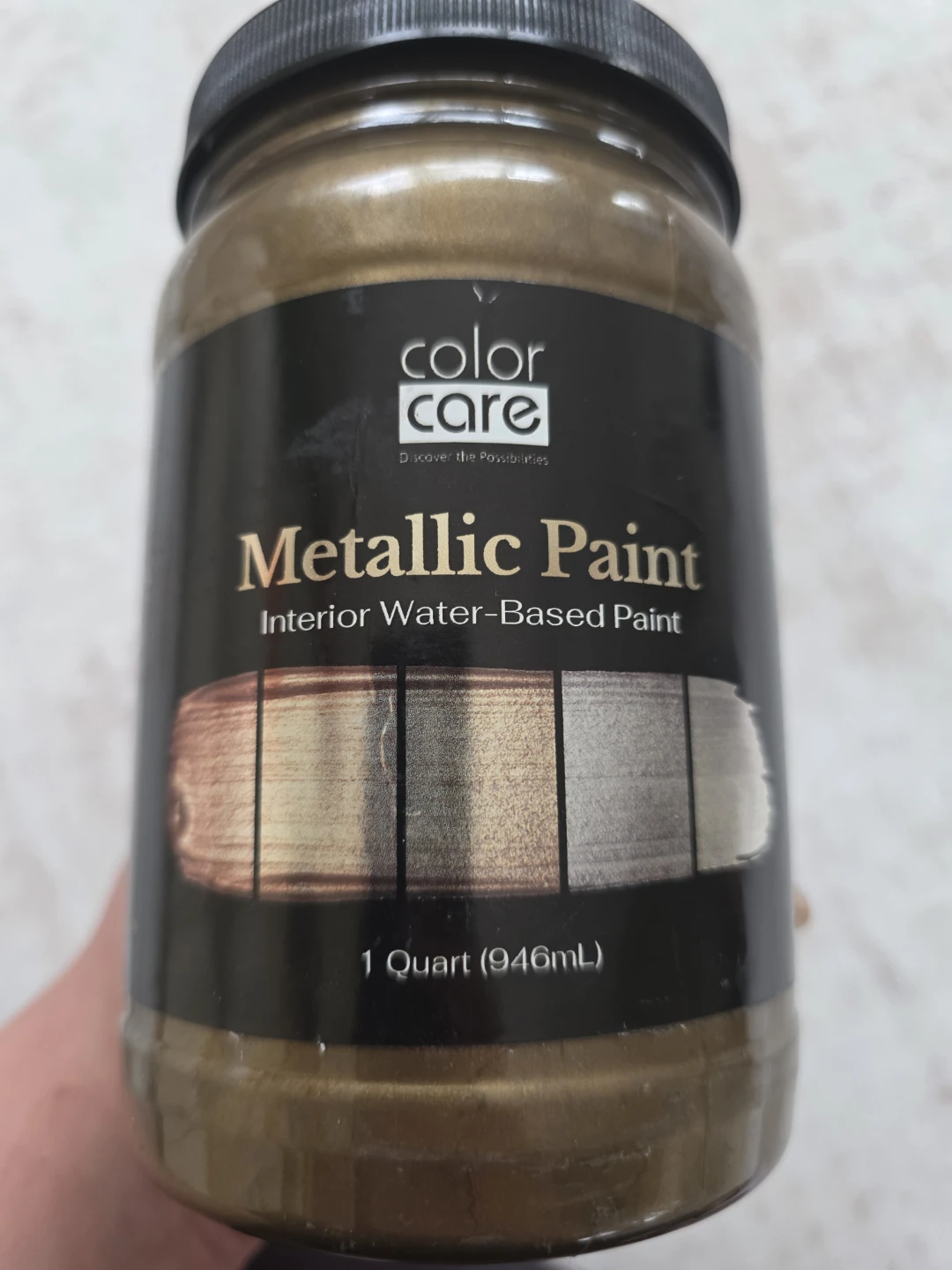Color Care Metallic Paint - Dark Bronze - 1 Quart - photo 2
