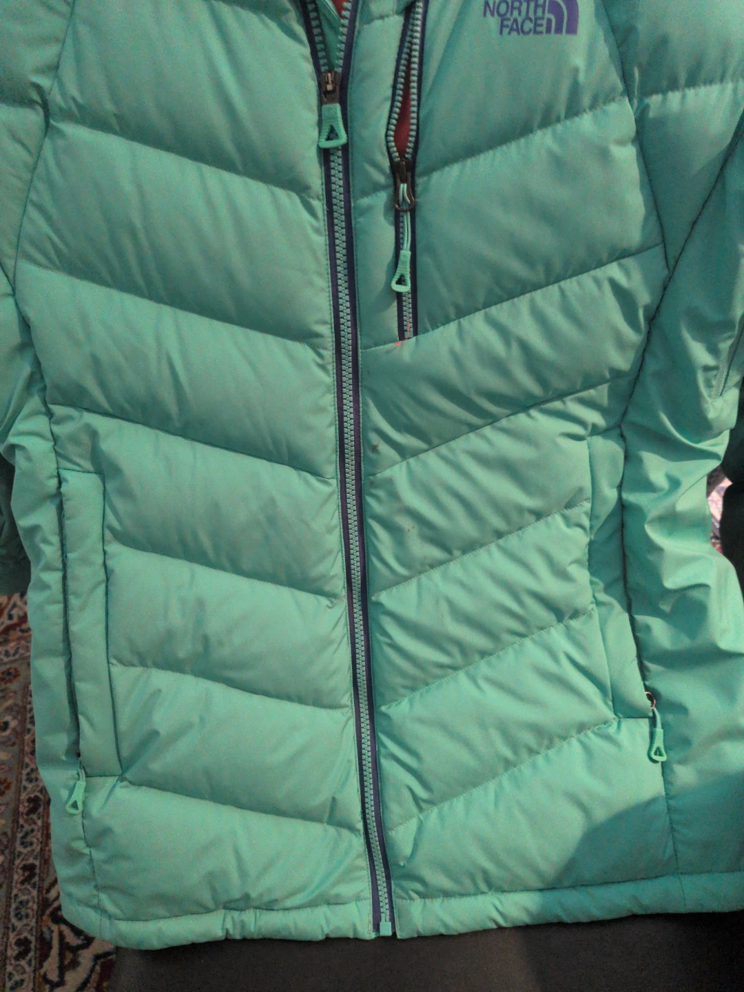 The North Face Down Puffer Jacket - Teal - photo 2