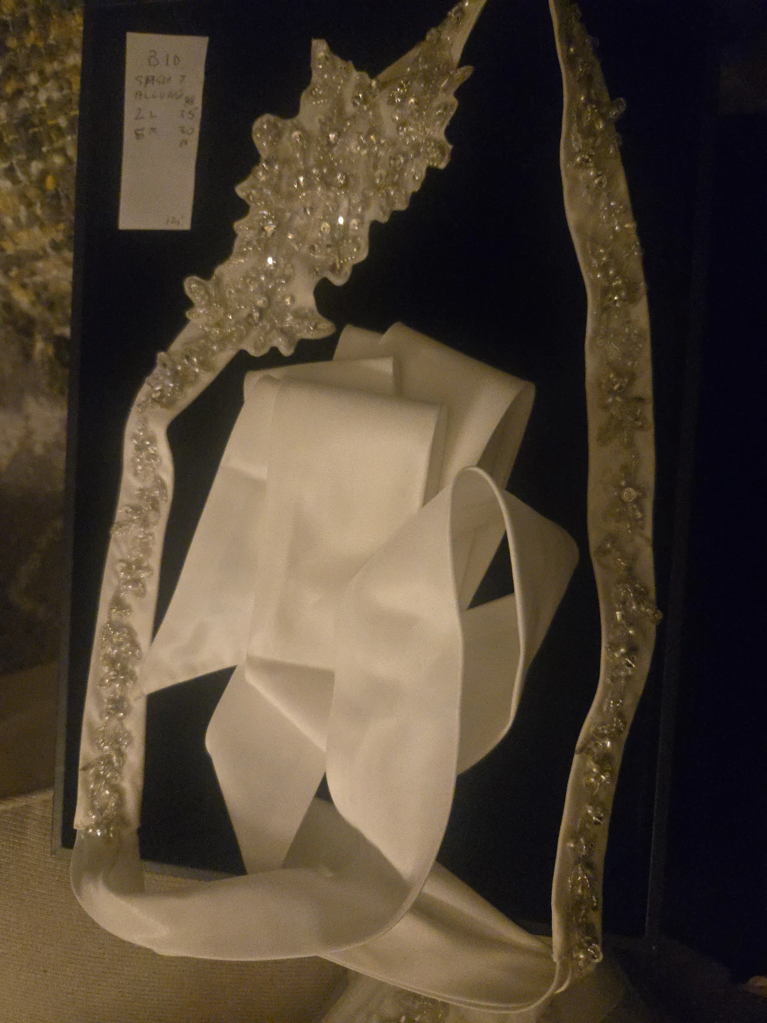 Beaded Bridal Sash - photo 3