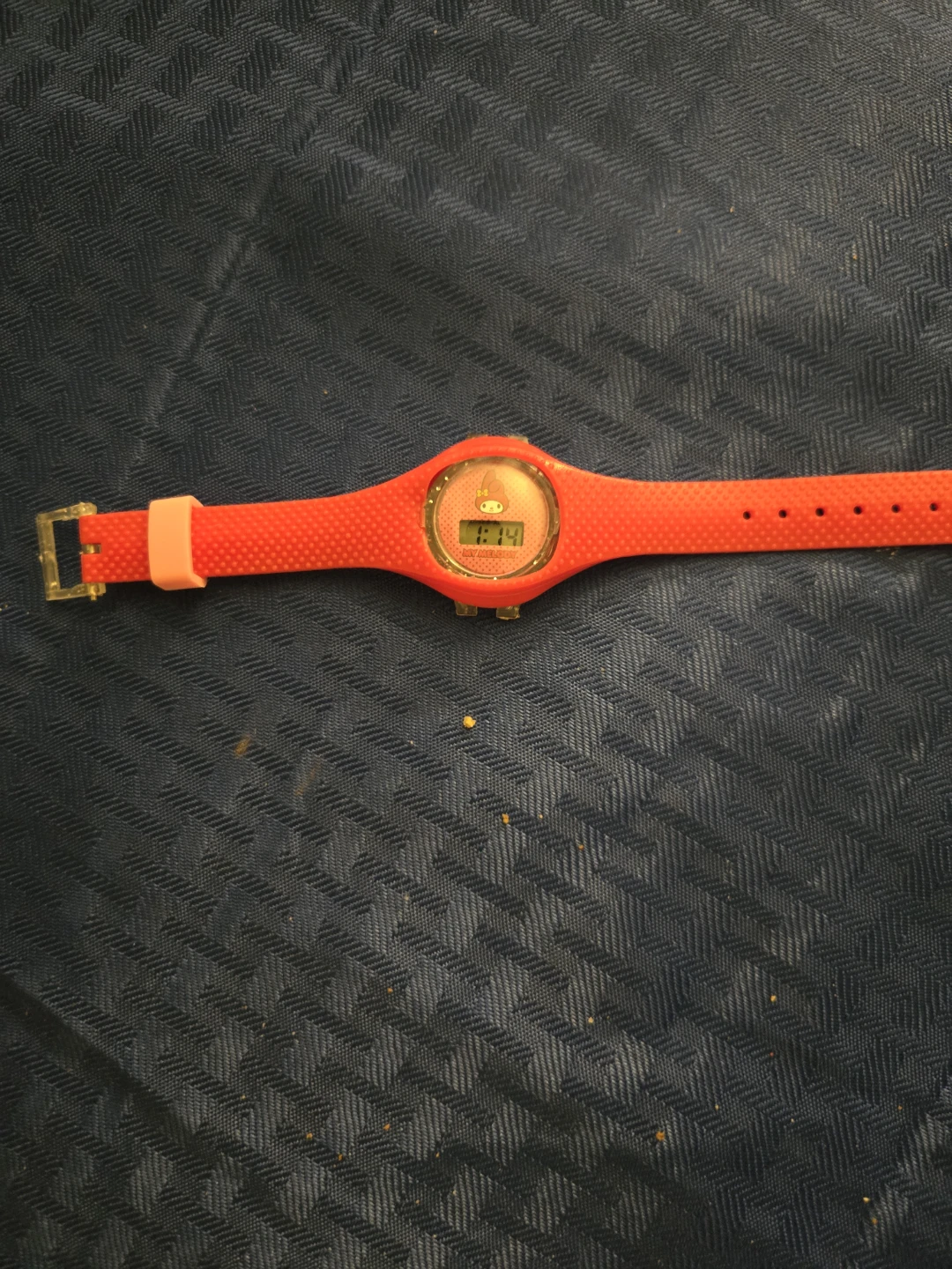 Red Digital Watch with Character Charm - photo 2