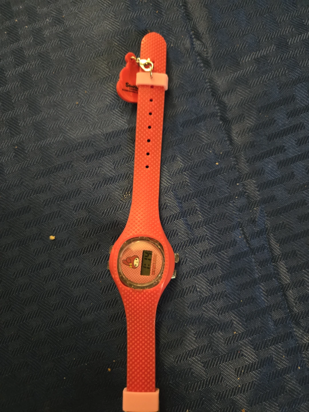 Red Digital Watch with Character Charm - photo 4