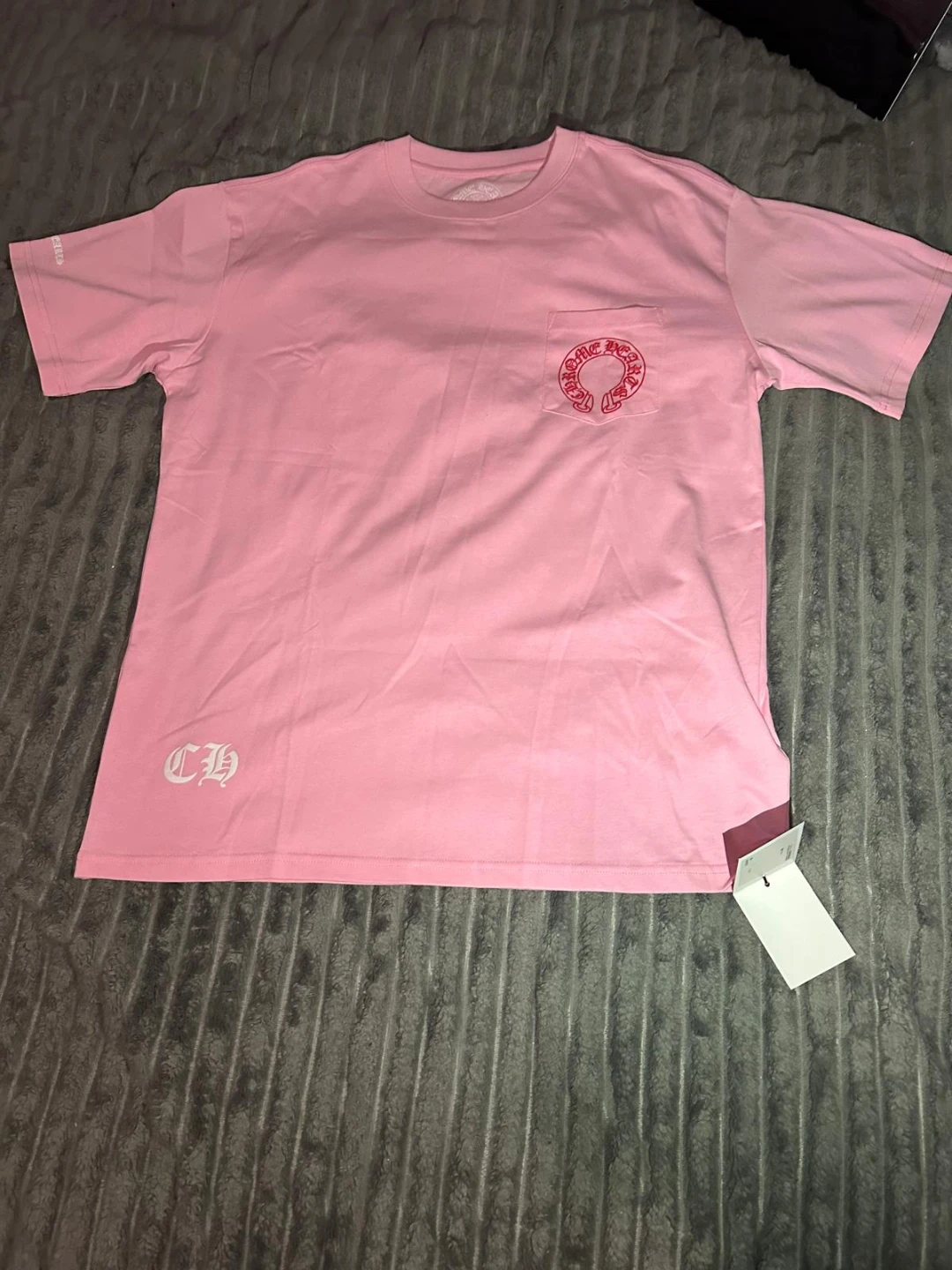 Chrome Hearts Pink Pocket T-Shirt