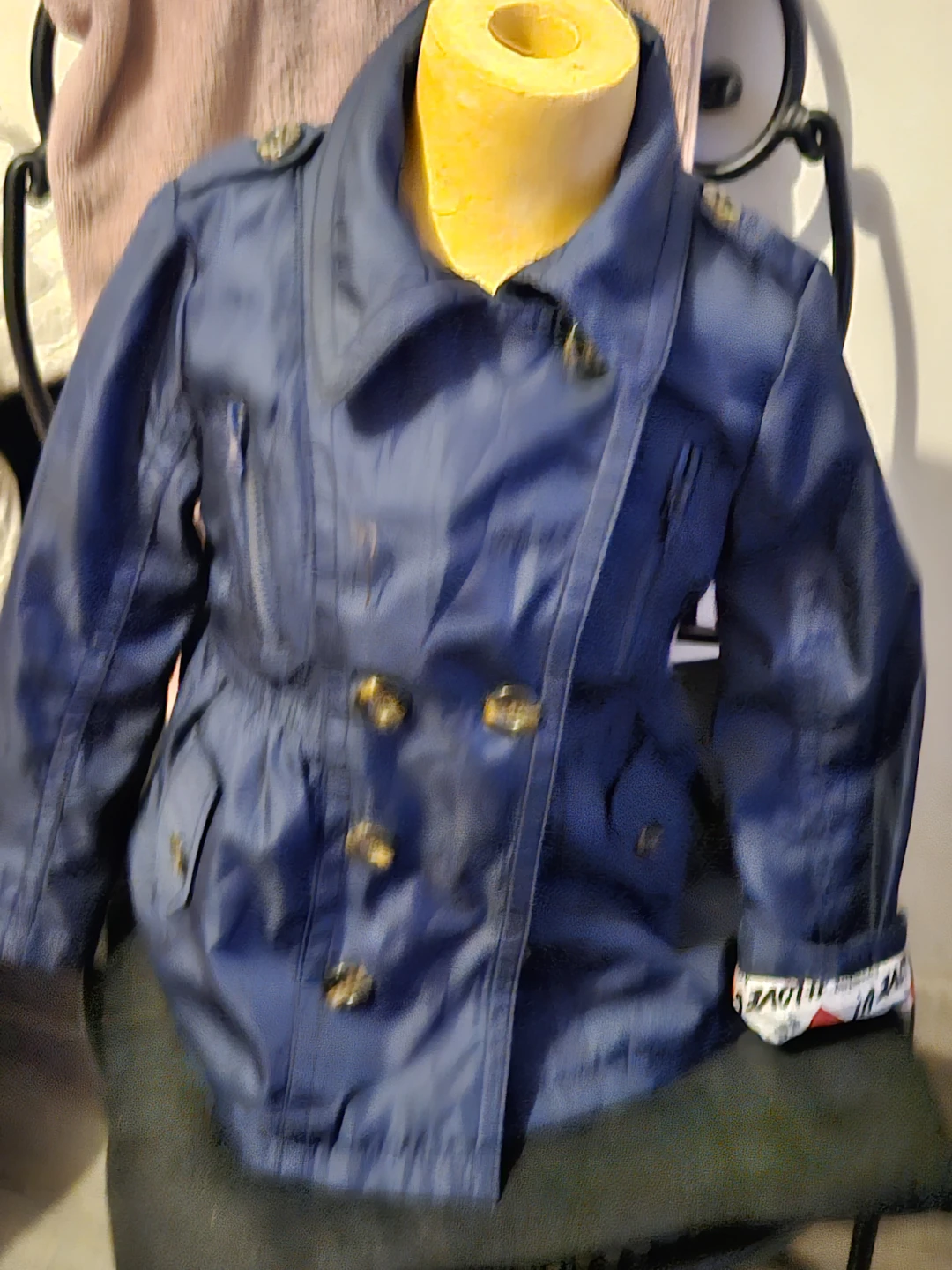 Urban republic Blue Double-Breasted trench coat