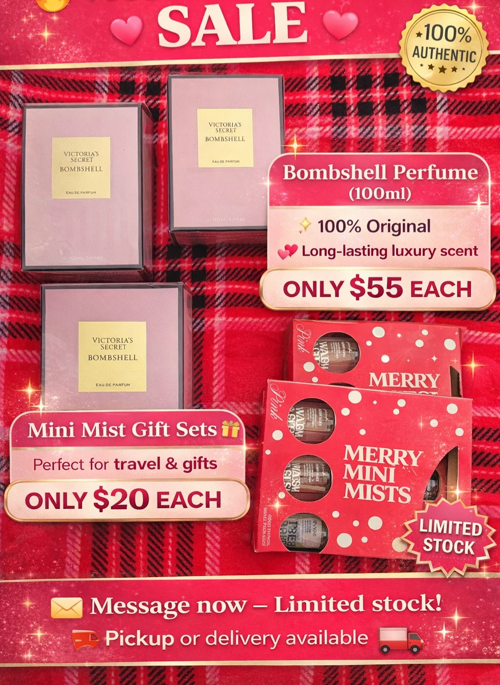 Victoria's Secret Perfumes 100ml original BNIB