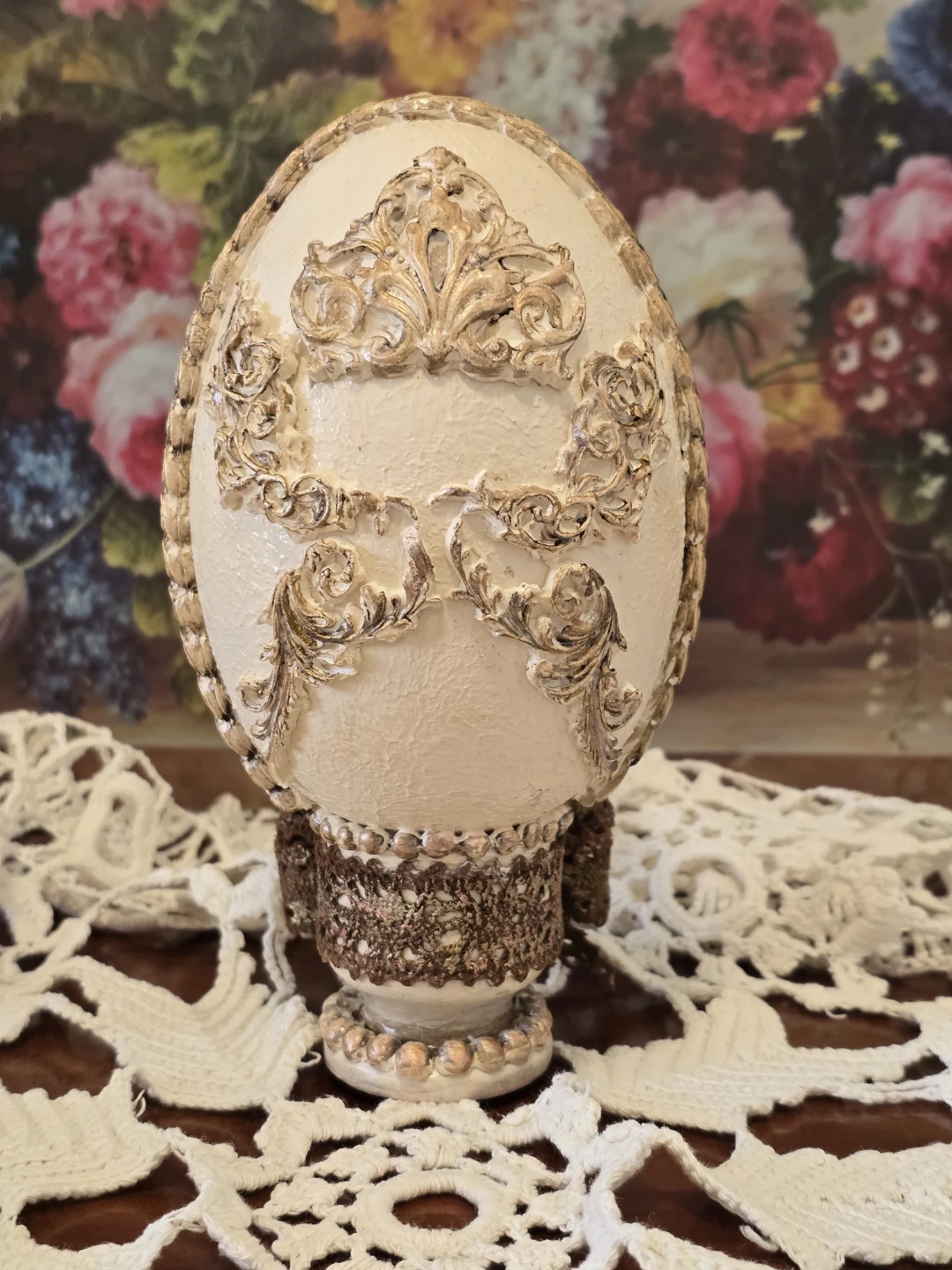 Classic Oval Shape Antiqued Decoration - photo 2