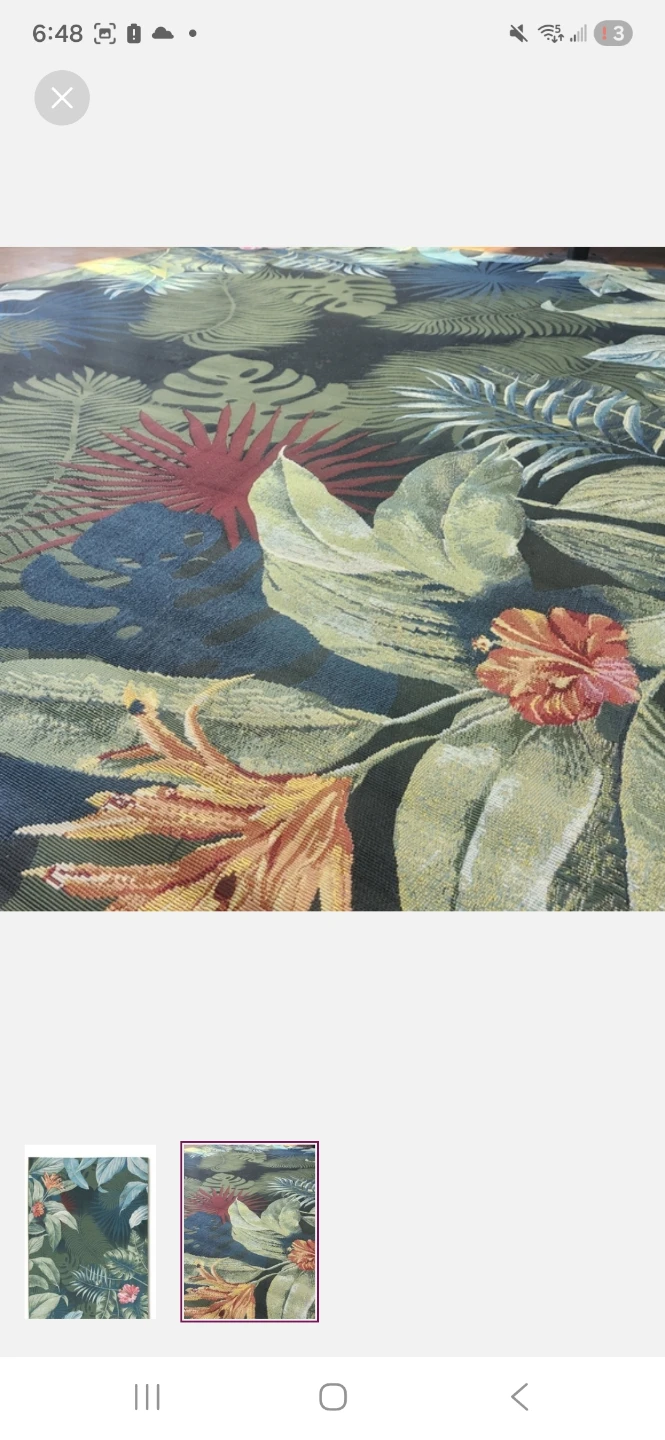 Tropical Leaf Area Rug - photo 3