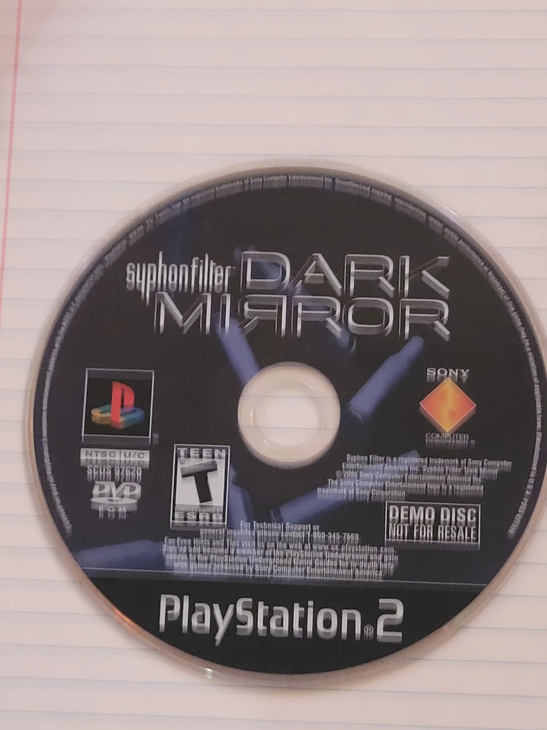 Syphon Filter: Dark Mirror - PlayStation 2 Demo Disc