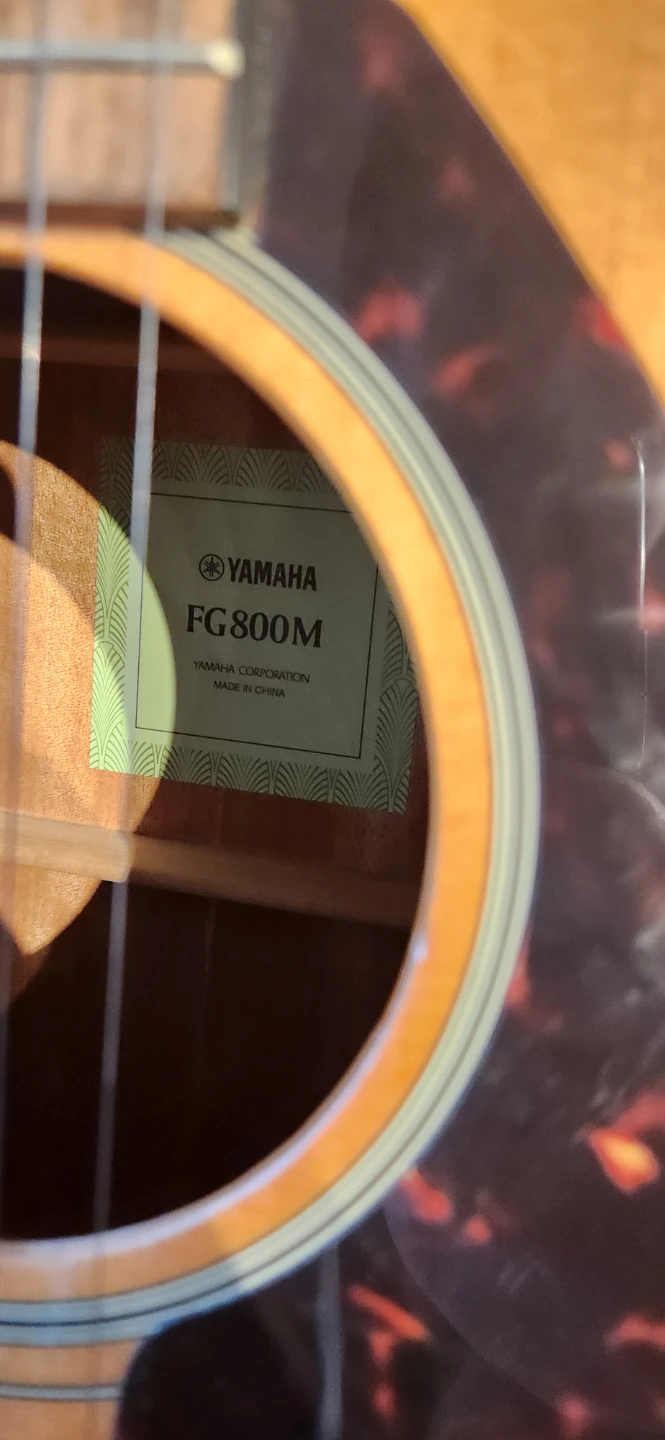 Yamaha FG800M Acoustic Guitar with Gig Bag - photo 4