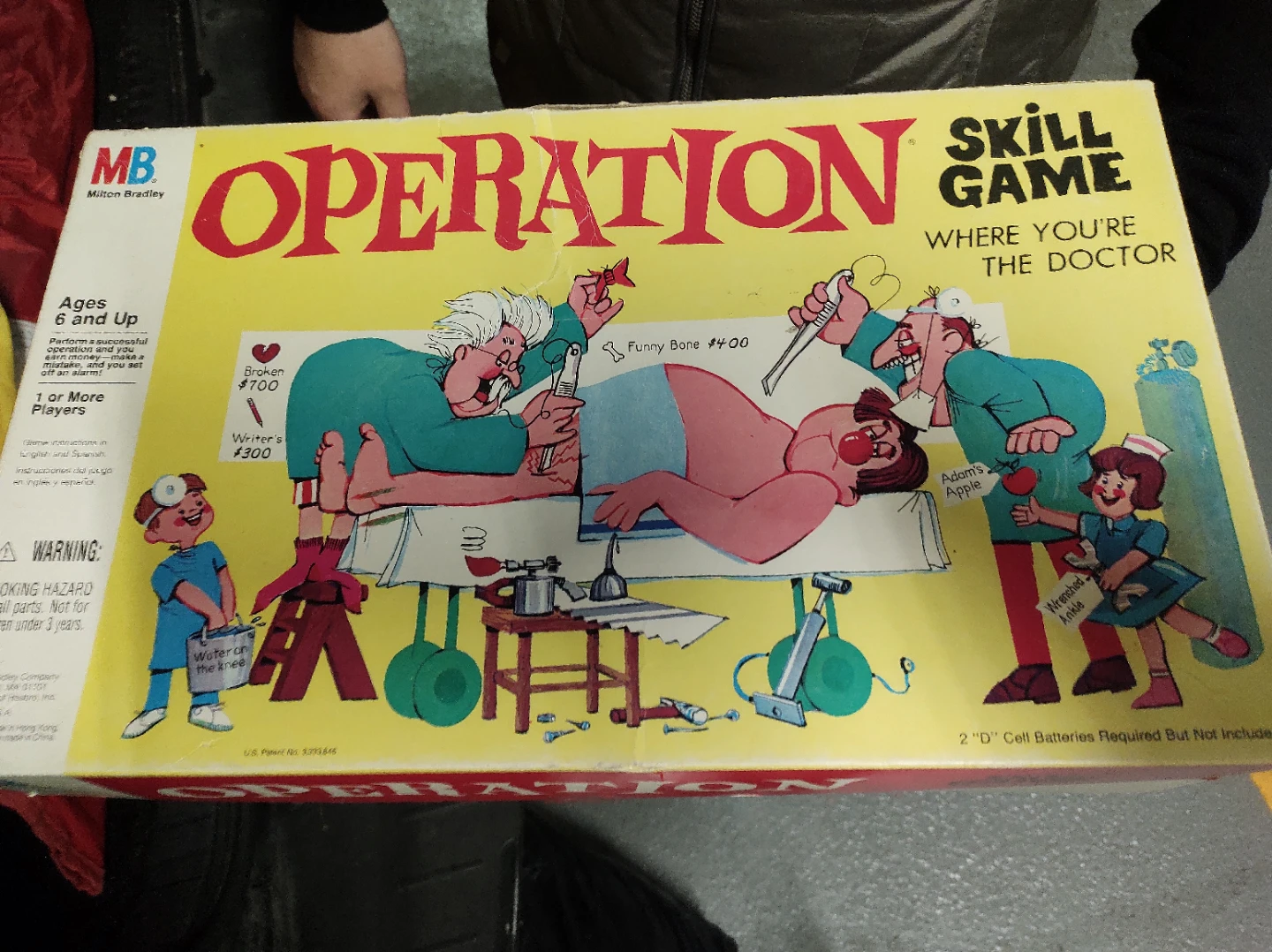 Milton Bradley Operation Skill Game