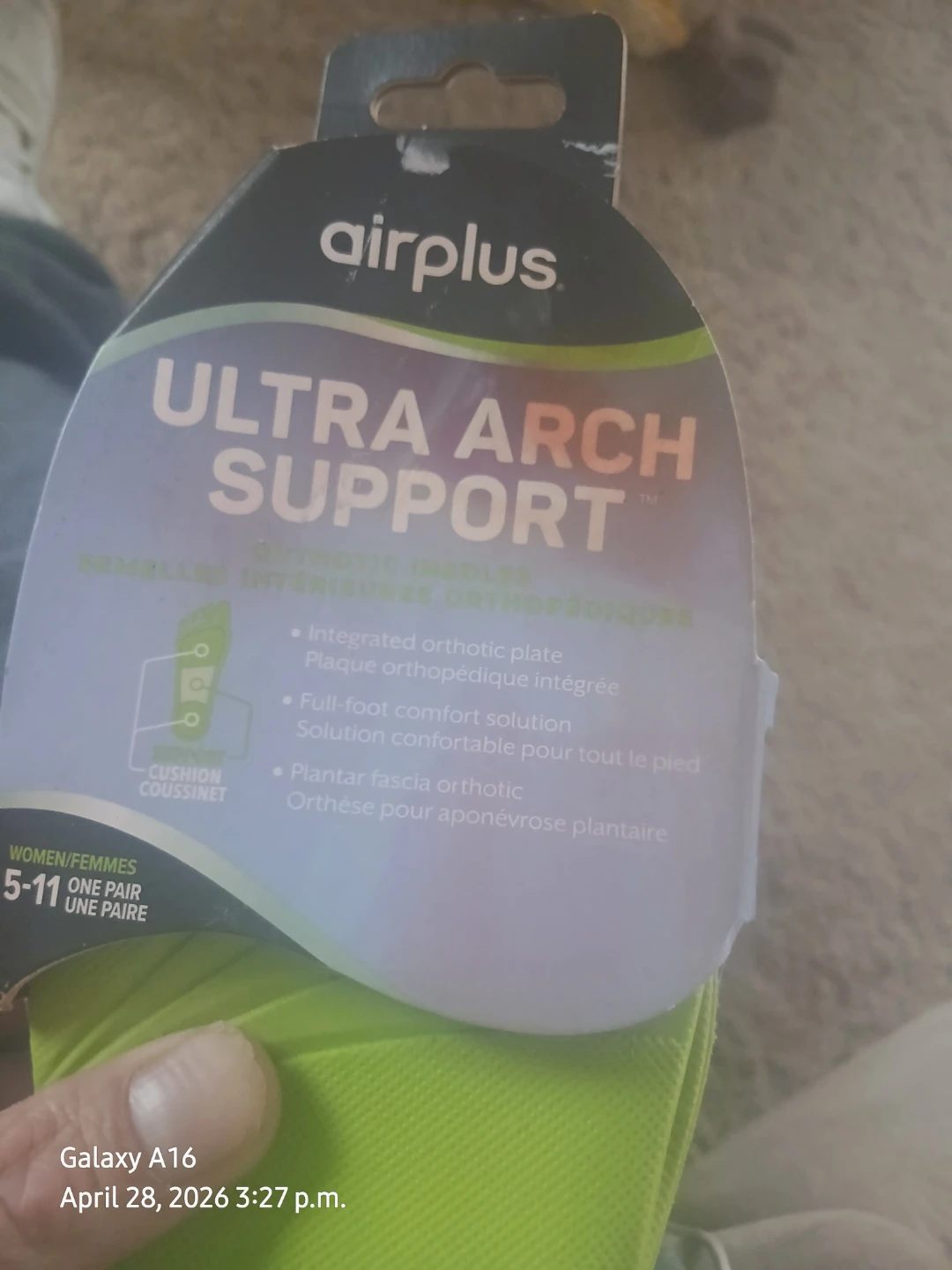 Airplus Ultra Arch Support Women's 5-11 Insoles - photo 3
