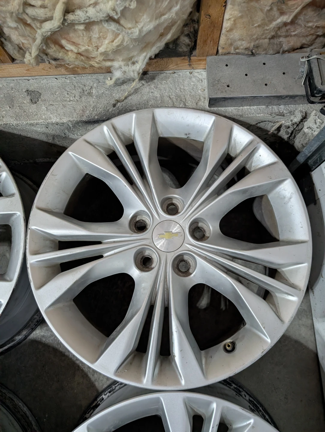 (4)-18 Inch Alloy Rims/TPMS Off 2014 Chevrolet Malibu 5x120 - photo 5